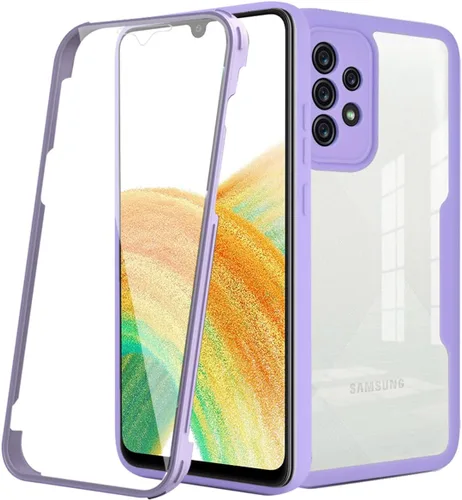 Miniatura 9 de CCSamll - Funda transparente para Samsung Galaxy A13 4G (no 5G), protector de pantalla integrado, delgada, de cuerpo completo, resistente, suave