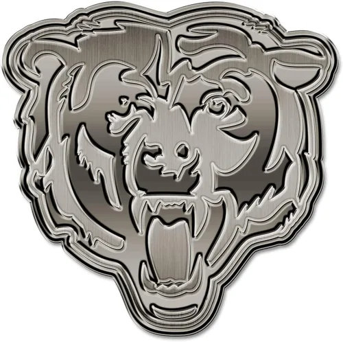 Miniatura 36 de Rico Industries NFL Football Standard Oval Antique Nickel Auto Emblem for Car/Truck/SUV