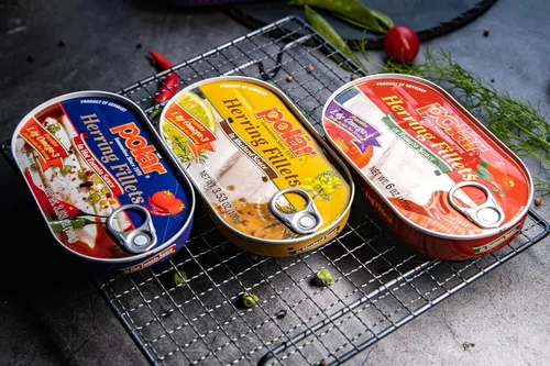 Miniatura 9 de MW Polar Arenque, aperitivos Kipper, 3.53 onzas (paquete de 12), 90% menos de sodio, pescado enlatado listo para comer, buena fuente de vitamina D