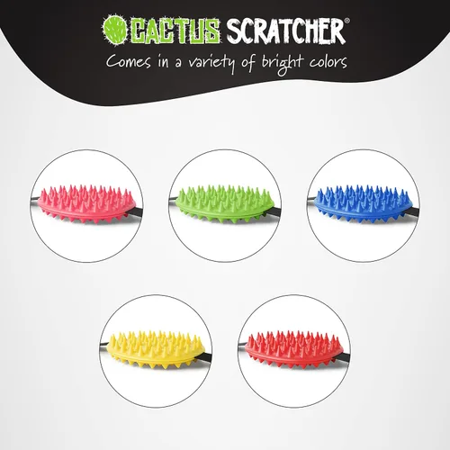 Miniatura 7 de Cactus Scratcher Rascador de espalda original - Herramienta de rascado de espalda de 2 lados para áreas de difícil acceso, correa duradera de 45