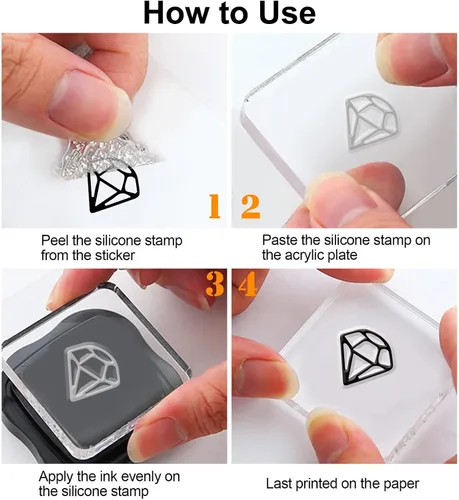 Miniatura 7 de GLOBLELAND Magic Witchcrafts - Sellos transparentes para bricolaje álbumes de recortes, sombrero de libro, sello de silicona, tarjetas