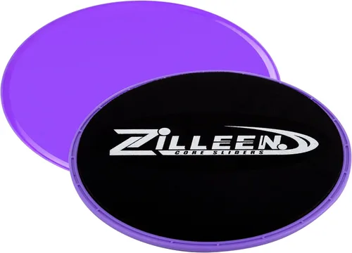 Miniatura 9 de Zilleen Deslizadores de Ejercicio para Entrenamiento Discos de Fitness para Pilates para Mujeres y Hombres, Paquete de 2