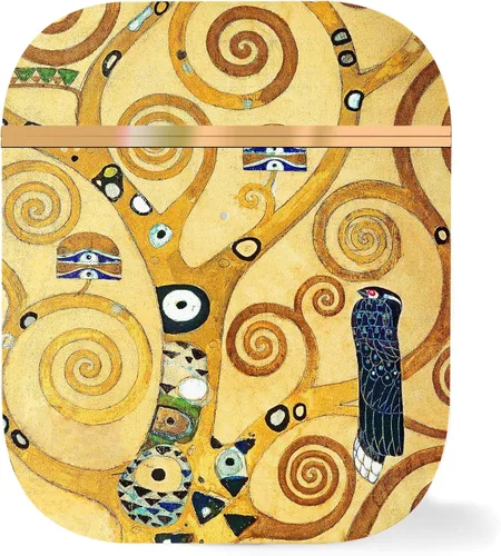 Miniatura 33 de Berkin Arts Funda compatible con AirPods de 1ª generación, funda para AirPods de 2ª generación, funda protetiva ultradelgada con llavero, arte