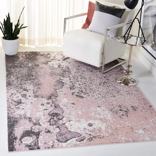 Miniatura 18 de SAFAVIEH Glacier Collection GLA124U - Alfombra moderna abstracta que no desprende pelusa, para sala de estar y dormitorio, 2 pies 3 pulgadas x 4