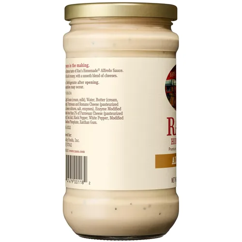 Miniatura 5 de Rao's Salsa Alfredo casera de 15 onzas, salsa cremosa para pasta, mezcla de calidad premium de queso parmesano y queso romano, crema y mantequilla