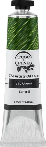 Miniatura 137 de Tusc & Pine Pintura al óleo Artist – Alizarin Crimson, 1.4 fl oz, sin amarilleo, consistencia rica y cremosa, carga máxima de pigmento, pinturas al