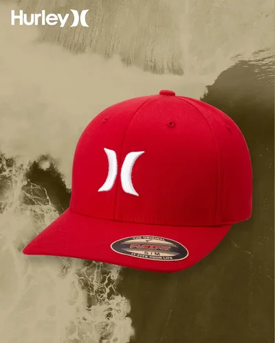 Miniatura 91 de Hurley Gorra de béisbol para hombre - Flexfit - Gorras de béisbol ajustadas para hombre (tamaños: S-XL)
