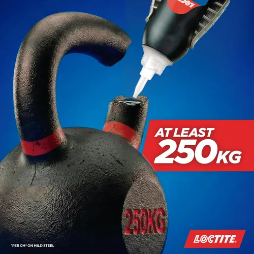 Miniatura 5 de Loctite Super Glue Power Flex Control, gel flexible de superpegamento, superpegamento con fórmula antigoteo para aplicaciones verticales, pegamento