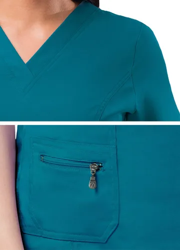 Miniatura 4 de Adar Pro - Ropa quirúrgica para mujer, con cuello en V elevado