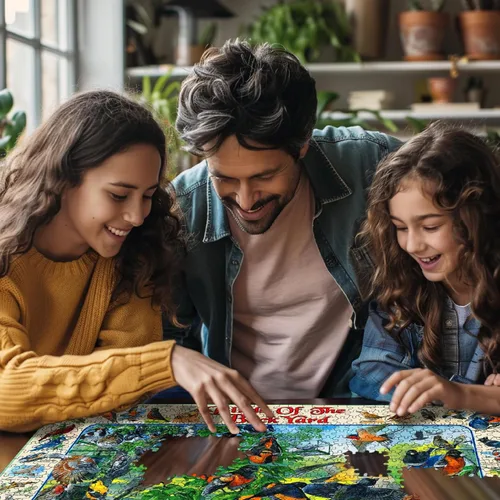 Miniatura 5 de White Mountain Puzzles Birds of the Backyard - Rompecabezas de 1000 piezas