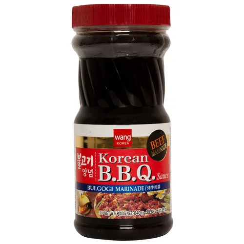 Miniatura 12 de Wang Galbi Marinade - Salsa barbacoa coreana para costillas cortas de ternera, adobo Kalbi dulce y ahumado, auténtica salsa de costilla coreana
