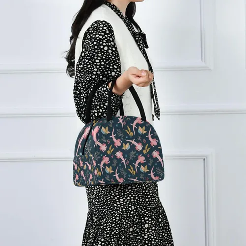 Miniatura 6 de Bolsa de almuerzo Axolotl para mujeres, hombres y niños, lonchera aislada reutilizable para oficina, trabajo, escuela, picnic, caminata Reusable