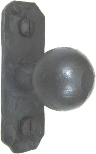 Miniatura 3 de Perilla rústica de hierro forjado HK9 (negro)