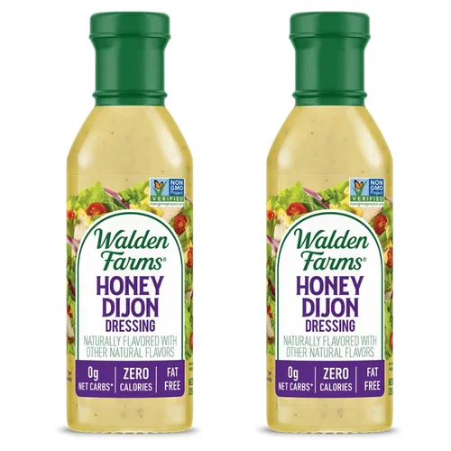 Miniatura 28 de Walden Farms Vinagreta de Tomate Seco al Sol – Aderezo sin calorías, bajo en carbohidratos, apto para dieta keto, vegano, sin azúcar con rico sabor