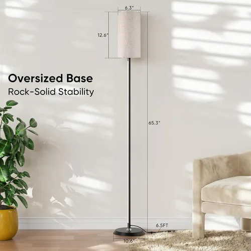 Miniatura 8 de PARTPHONER RGBIC - Lámpara de pie, 1000 lúmenes, lámpara de pie moderna inteligente con 16 millones de colores DIY y doble luz, lámpara de pie LED