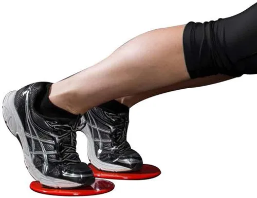 Miniatura 5 de Glide Discs - Planeadores de doble cara para alfombras o pisos de madera dura, equipo de ejercicio abdominal con guía de entrenamiento más