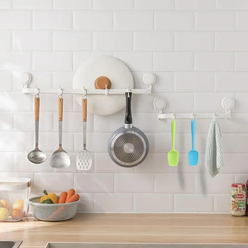 Miniatura 7 de Espátula de silicona, juego de espátulas de cuchara de goma de 11 pulgadas para cocinar y hornear, juego de utensilios de cocina resistentes al
