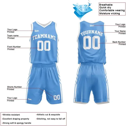 Miniatura 3 de Camiseta de baloncesto reversible personalizada para hombres, mujeres, adultos, jóvenes, con logotipo de número de nombre