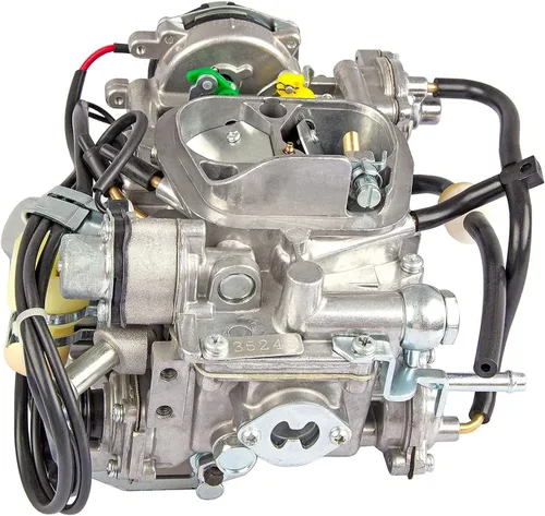 Miniatura 4 de Carburador de 2 barriles TOY-505 Compatible con camioneta To-yo-ta 22R Motor 1981-1987 con enchufe redondo 2.4L 2366cc 21100-35290 21100-35240