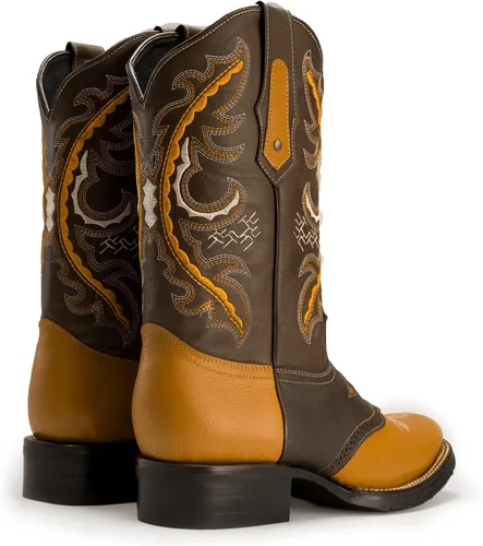 Miniatura 5 de Joe Boots VE030 - Botas vaqueras y botas de rodeo para hombre en piel auténtica