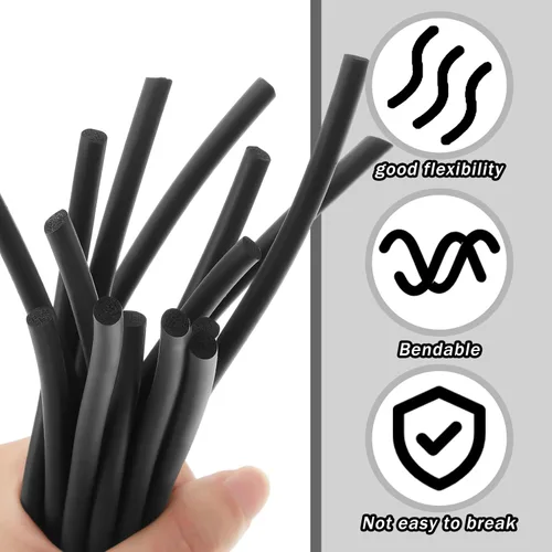 Miniatura 5 de Frienda Backer Rod - Sello de espuma de goma para calafateo para juntas de expansión, para espacios y juntas (gris, 1/2 pulgada x 20 pies)