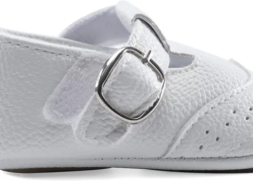 Miniatura 4 de ESTAMICO Zapatos de cuna antideslizantes para bebés y niños pequeños