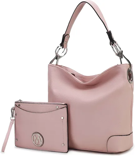 Miniatura 47 de MKF Collection Mia K - Bolso Hobo para mujer, de piel vegana, bolso de hombro holgado, bolso con asa superior