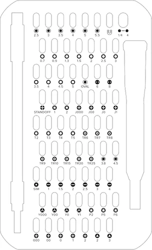 Miniatura 8 de Kit de 64 puntas de destornillador