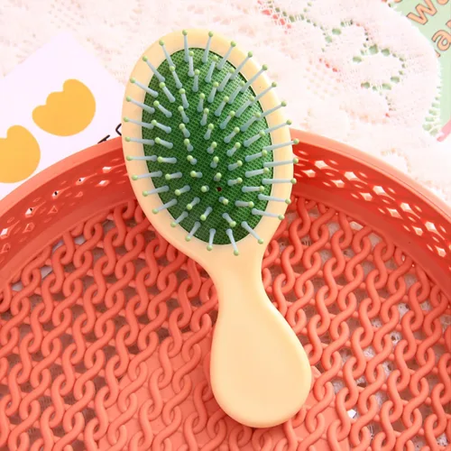 Miniatura 9 de Mini cepillo de pelo mojado de 20 piezas, cepillo desenredante de viaje con cerdas suaves para la mayoría de tipos de cabello, práctico de operar