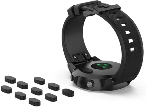 Miniatura 5 de Paquete de 20 tapones antipolvo compatibles con Garmin Fenix 8 7 7S 7X 6 6S 6X Pro 5 5S 5X Plus/Vivoactive 3/4/Venu Sq/Forerunner 245/935 Protector