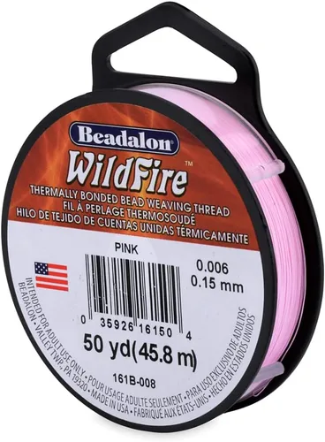 Miniatura 40 de Beadalon Wildfire Ultra - Beading Thread, Beading Supplies for Crafters, Jewelry Makers, Beaders. Braided Fishing Line