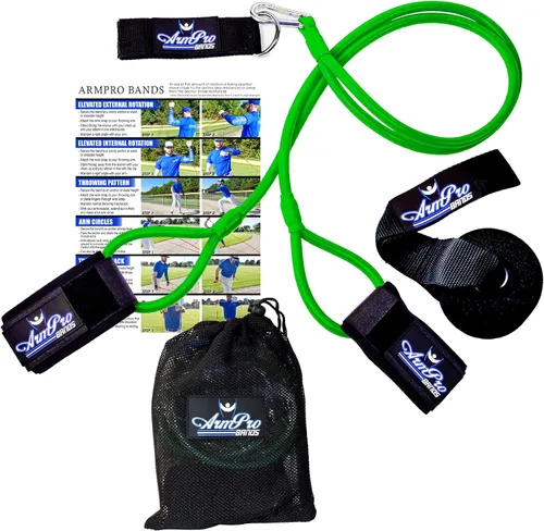Miniatura 10 de Arm Pro Bands - Bandas de entrenamiento de resistencia y softbol de béisbol, equipo de fuerza de brazo, lanzamiento y acondicionamiento, disponible