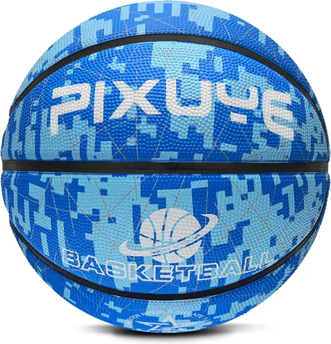 Miniatura 9 de Baloncesto para niños y adultos, tamaño 3 (22 pulgadas) y 5-7 (27.5-29.5 pulgadas) para juegos y entrenamiento en interiores/exteriores/piscina
