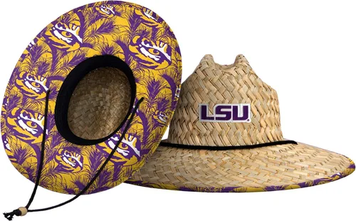 Miniatura 151 de FOCO - Sombrero de paja con logotipo de equipo universitario de NCAA y estampado floral para hombre TEAM LOGO