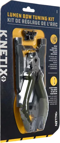 Miniatura 3 de Allen Company K'Netix Lumen - Kit de afinación de arco, compatible con arcos compuestos, recurvos y largos, gris
