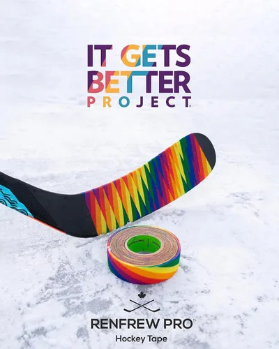 Miniatura 3 de Renfrew Cinta de hockey de tela Pro Rainbow