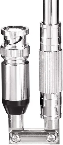 Miniatura 5 de Bingfu Antena de escáner de policía de 20-1300MHz 8 secciones telescópica BNC macho compatible con Uniden Bearcat Whistler Radio Scanner Cobra