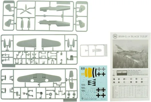 Miniatura 2 de Premium Hobbies Bf 109 G-14 Tulipán Negro 1:72 Modelo de Plástico Kit de Avión 127V