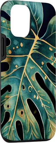 Miniatura 3 de Funda para iPhone 16 Philodendron Monstera Leaf Floral Boho Follaje Flower Plant Case