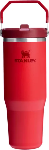 Miniatura 4 de Stanley IceFlow - Vaso con pajilla abatible con asa, de 20 onzas, tapa giratoria y popote abatible, botella de agua resistente a fugas, acero