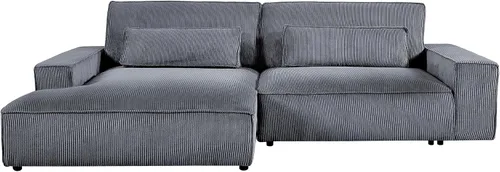 Miniatura 4 de Container Furniture Direct Luxe - Sofá modular de dos piezas de gran tamaño para sala de estar, sofá en forma de L con diván, tapizado con tela