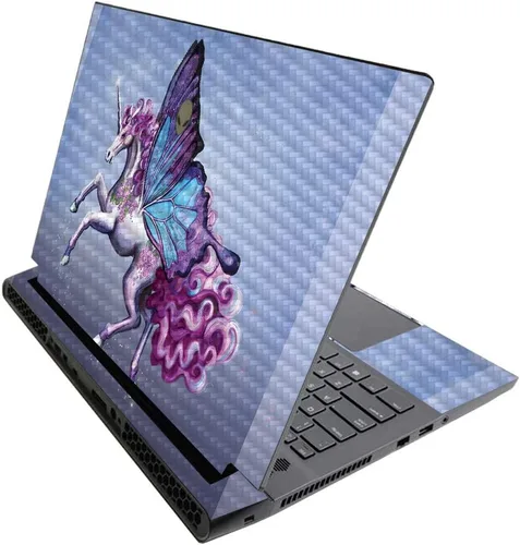 Miniatura 566 de MightySkins - Skin brillante con purpurina para Alienware M17 R3 (2020) y M17 R4 (2021) - Diversión de los años 90 Acabado duradero con purpurina