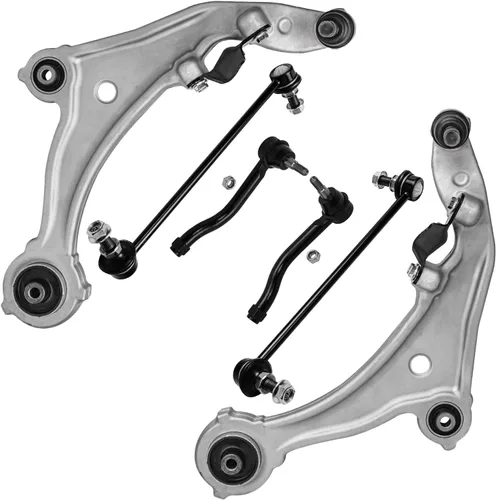 Miniatura 206 de Detroit Axle - Kit de extremo delantero para Chrysler 300 Dodge Charge Challenger 2011-2023, 2 brazos de control inferiores traseros 2 rótulas