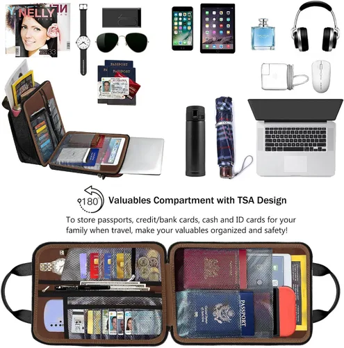 Miniatura 5 de ZINZ Bolsa de hombro para laptop de 12.3-13 pulgadas, bolso expandible con compartimento para objetos de valor compatible con MacBook Air/Pro/Neo