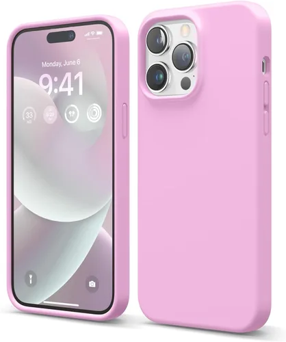 Miniatura 26 de elago Funda compatible con iPhone 14 Pro Max, de silicona líquida, funda protectora de cuerpo completo, a prueba de golpes, funda delgada