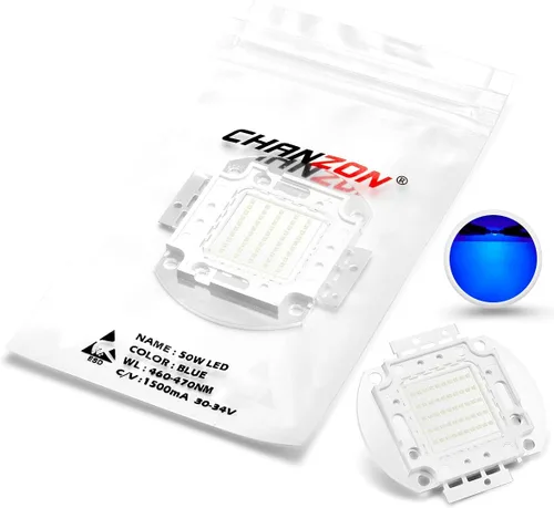 Miniatura 9 de CHANZON Chip LED de alta potencia de 50 W de espectro completo para plantas de crecimiento de luz