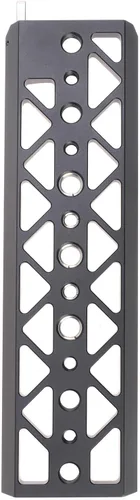 Miniatura 9 de FocusFoto Placa de puente de cola de milano de 8 pulgadas, placa base de trípode inferior, soporte de placa base ligera para Tilta Standard Camera