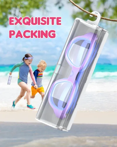 Miniatura 6 de Gafas de natación para niños, gafas de natación para niños de 6 a 14 años, gafas de piscina con protección UV antivaho para niños y niñas