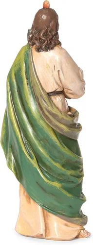 Miniatura 4 de Roman Joseph's Studio Inc.. Figura de St Jude en base, colección renacentista a escala de 6 pulgadas, 6.5 pulgadas de alto, resina y piedra, regalo