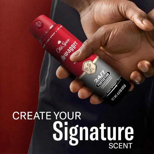 Miniatura 9 de Desodorante antiperspirante en aerosol seco Old Spice para hombres, 24/7 protección contra el sudor y el olor, 24/7 defensa contra el sudor